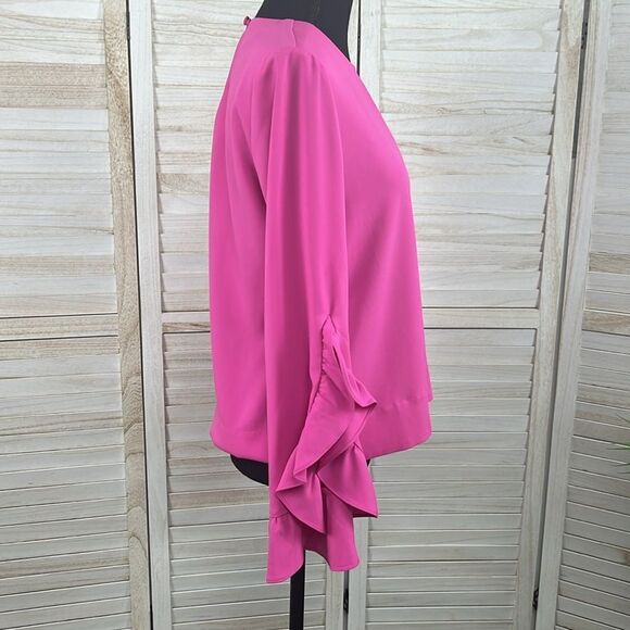 Crosby Mollie Burch Barbie Pink Ashlyn Top Small - Picture 5 of 14